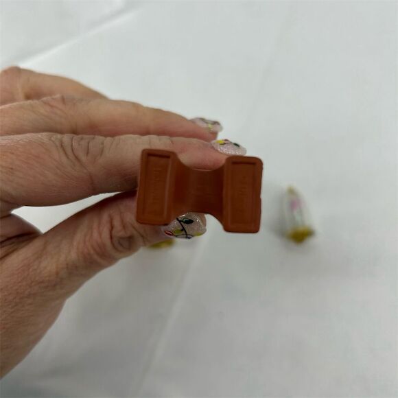 Disney Beauty and the Beast Figurine Set Cogsworth Lumière Rose PVC - Picture 5 of 6